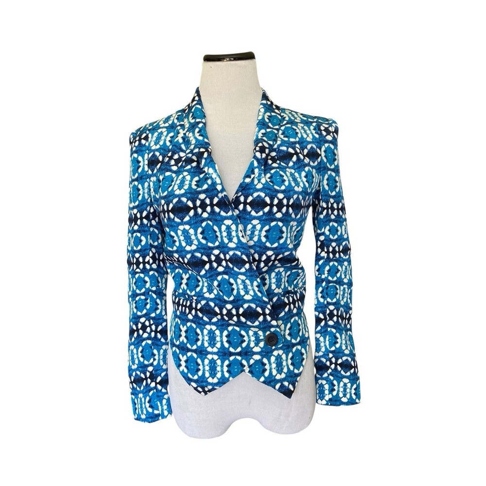 Rebecca Minkoff 100% Silk Becky Jacket Size 0 Tuxedo Blazer Pretty Little Liars